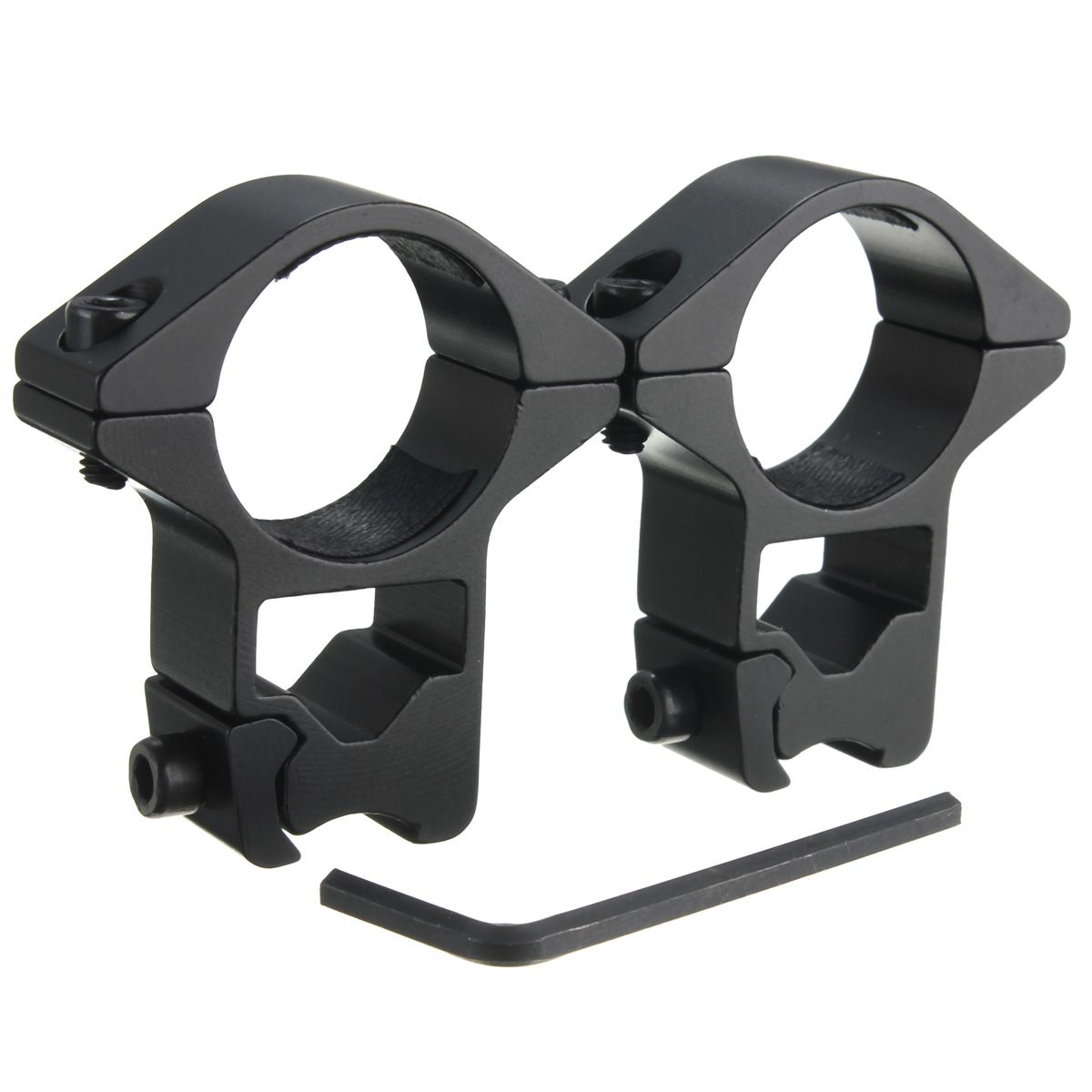 2-Pcs-25mm-Diameter-Flashlight-Holder-Aluminum-Scope-Mount-11mm-Dovetail-Rail-for-Hunting-Fishing-1714559