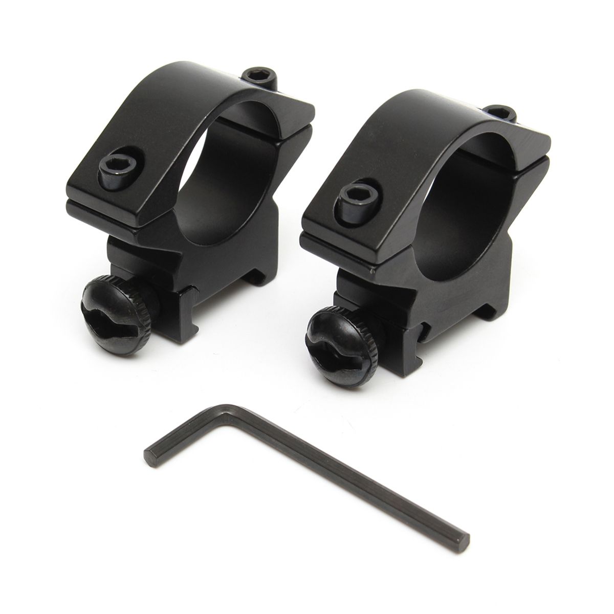 2-Pcs-25mm-Diameter-Flashlight-Holder-Aluminum-Scope-Mount-11mm-Dovetail-Rail-for-Hunting-Fishing-1714559