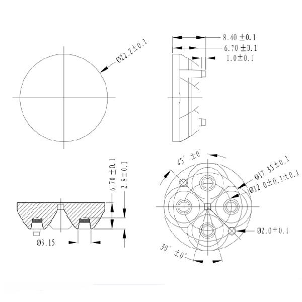 Astrolux-22mm-4-In-1-Lens-Flashlight-Accessories-For-XPG-XPL-HI-Nichia-219-1055292