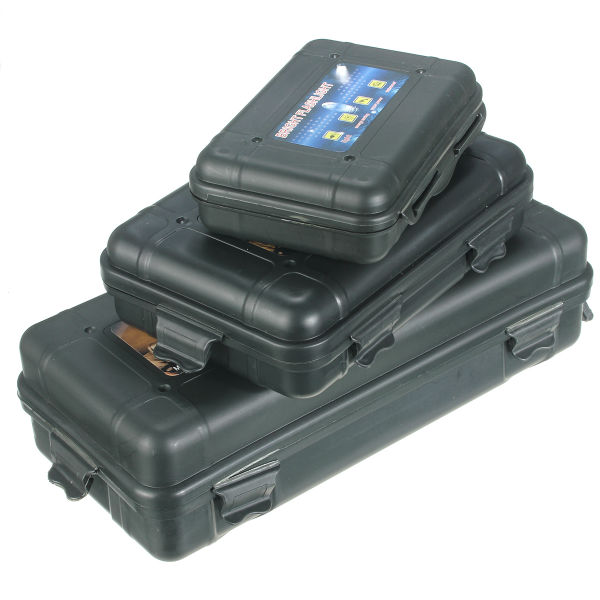 Black-Plastic-Flashlight-Tool-Storage-Case-Box-For-Outdooors-Flashlight-Accessories-975934