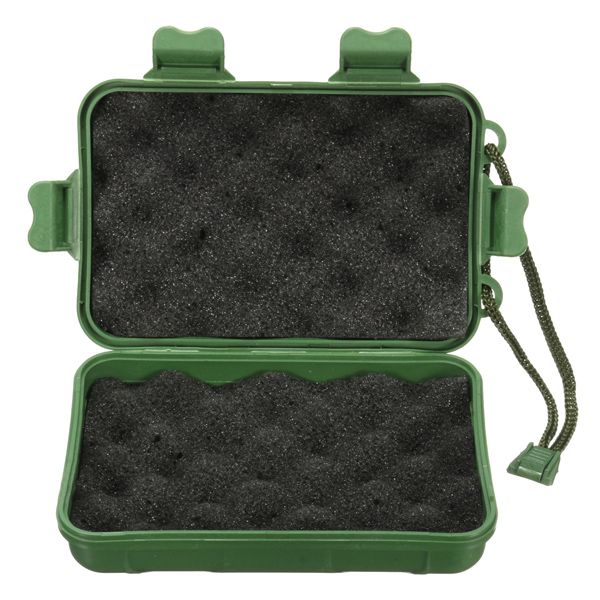 Green-Plastic-Flashlight-Tools-Storage-Case-Box-For-Outdooors-145-x-95-x-4cm-1120048