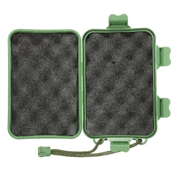 Green-Plastic-Flashlight-Tools-Storage-Case-Box-For-Outdooors-145-x-95-x-4cm-1120048