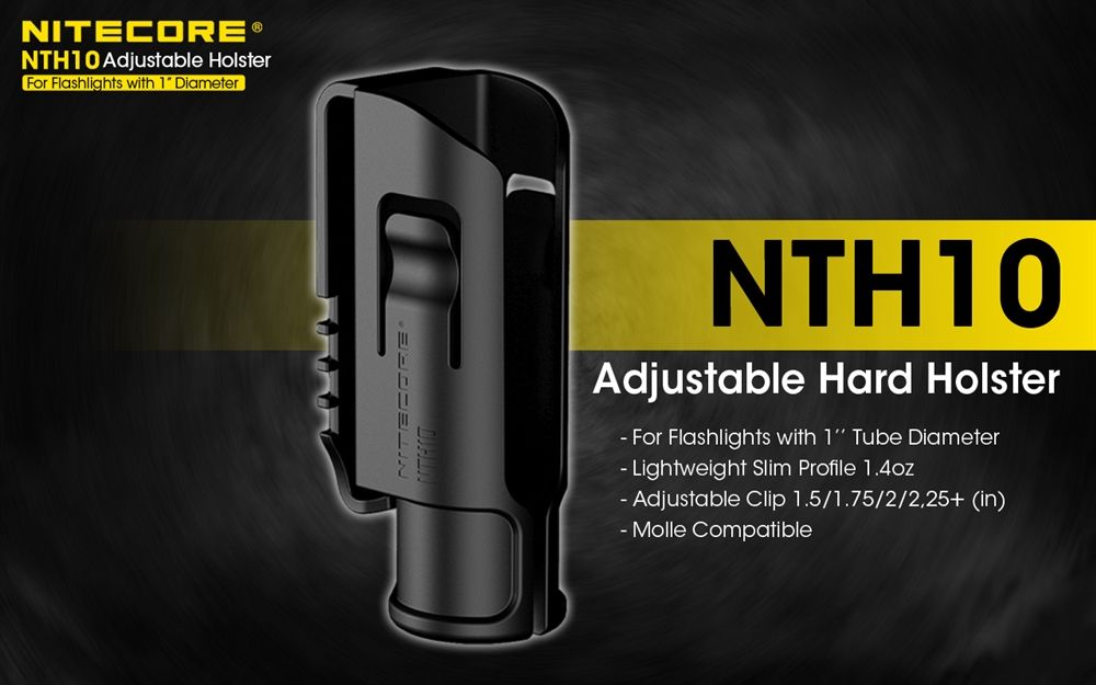 NITECORE-NTH10-Quick-Release-Waist-Flashlight-Holster-Rigid-1-in-Diameter-Flashlight-Adjustable-Hols-1589265