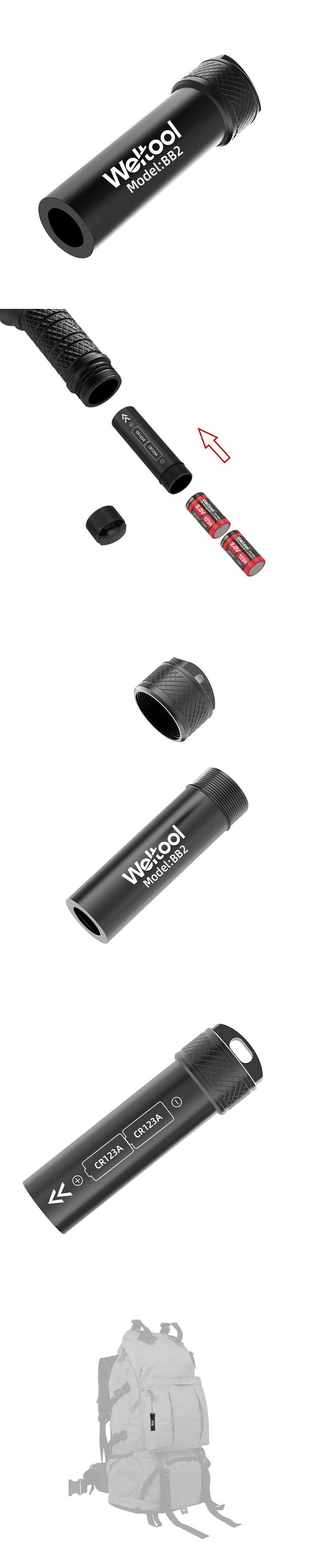 Weltool-2xCR123A-Battery-Holder-Battery-Adapter-Case-Box-18650-Battery-Converter-Case-Flashlight-Acc-1612117