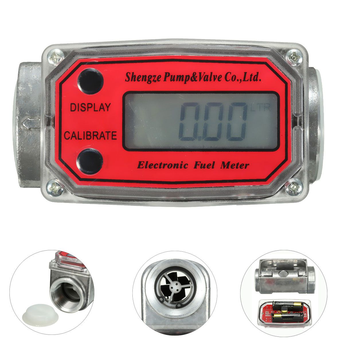 1inch-Digital-Oval-Gear-Turbine-Flow-Meter-Kerosene-Fuel-Flow-Meter-15-120LMin-1104316