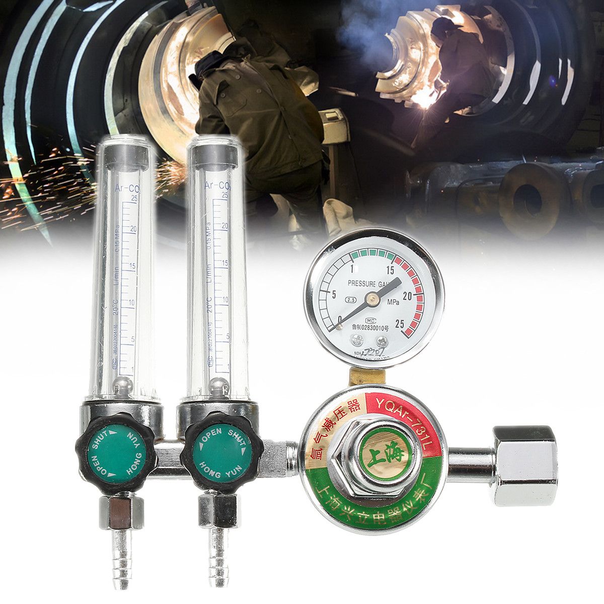 Dual-Backpurge-25-MPA-Mig-Flow-Meter-ARCO2-Gas-Argon-Welding-Weld-Regulator-1149878