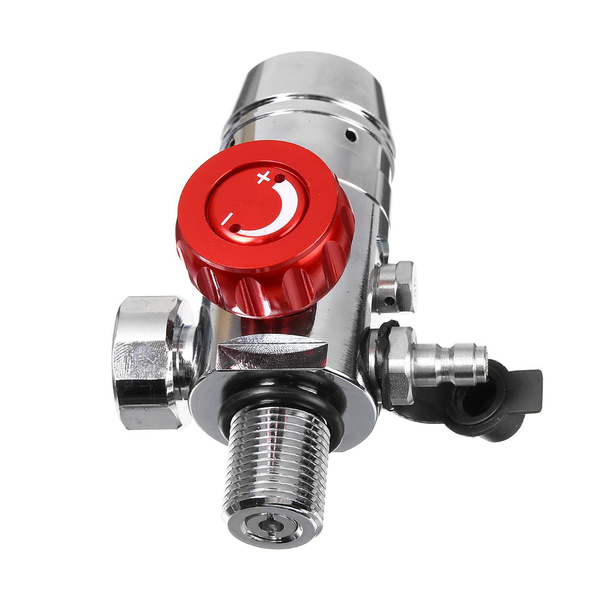 Silver-S400-First-Level-Pressure-Gauge-Reducing-Valve-Use-With-1L-Oxygen-Cylinder-1571267