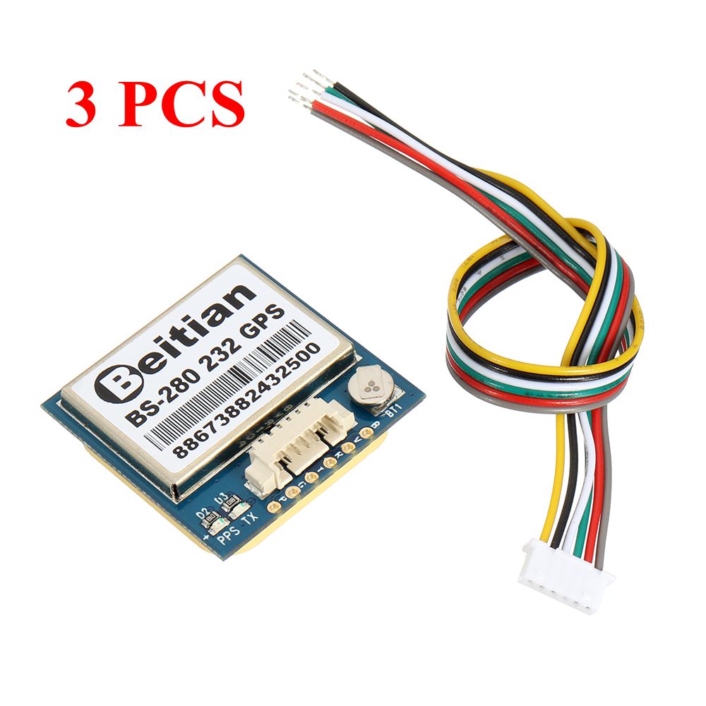 3Pcs-Beitian-BS-280-232-GPS-Receiver-Module-1PPS-Timing-With-Flash--GPS-Antenna-1338149