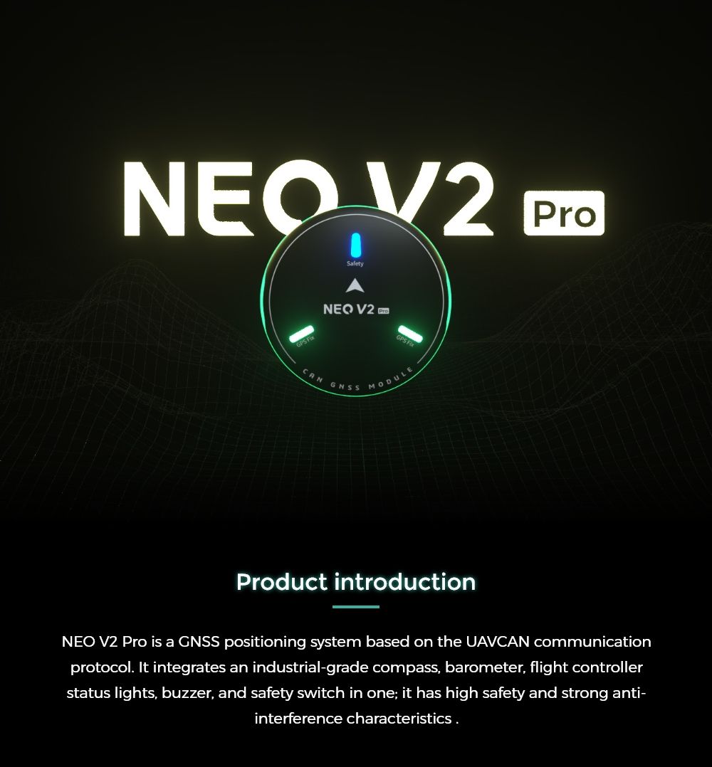 CUAV-NEO-V2-Pro-CAN-GPS-Module-GNSS-wbarometer-Support-ArdupilotPX4-FC-For-Multicopter-RC-Quadcopter-1626453