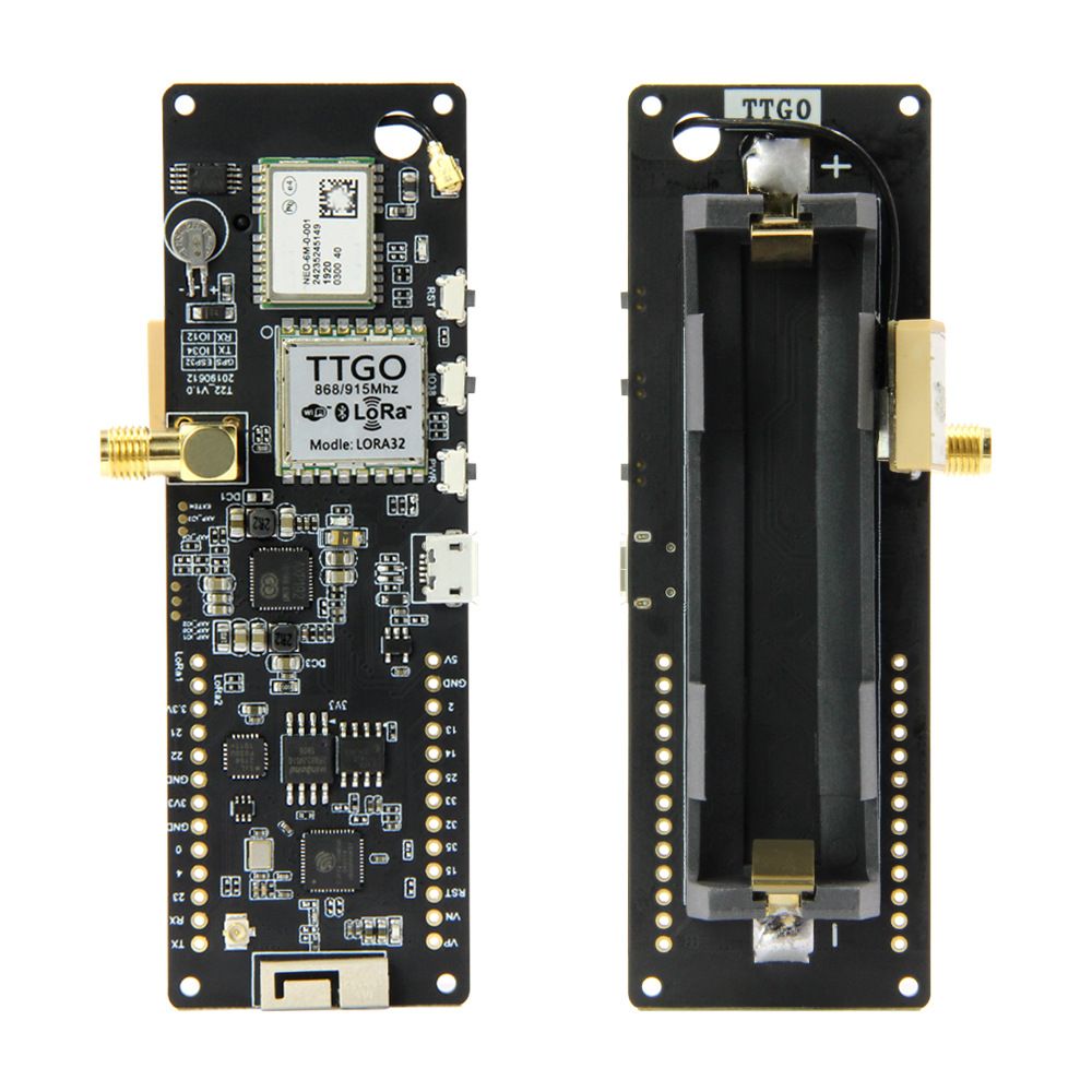 LILYGOreg-TTGO-T-Beam-v10-ESP32-LoRa-433868915Mhz-WiFi-GPS-NEO-6M-18650-WiFi-bluetooth-Board-Module-1609523