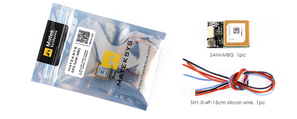 Matek-Systems-SAM-M8Q-GPS-Module-Support-GLONASS-Galileo-QZSS-SBAS-for-RC-Drone-FPV-Racing-1337287