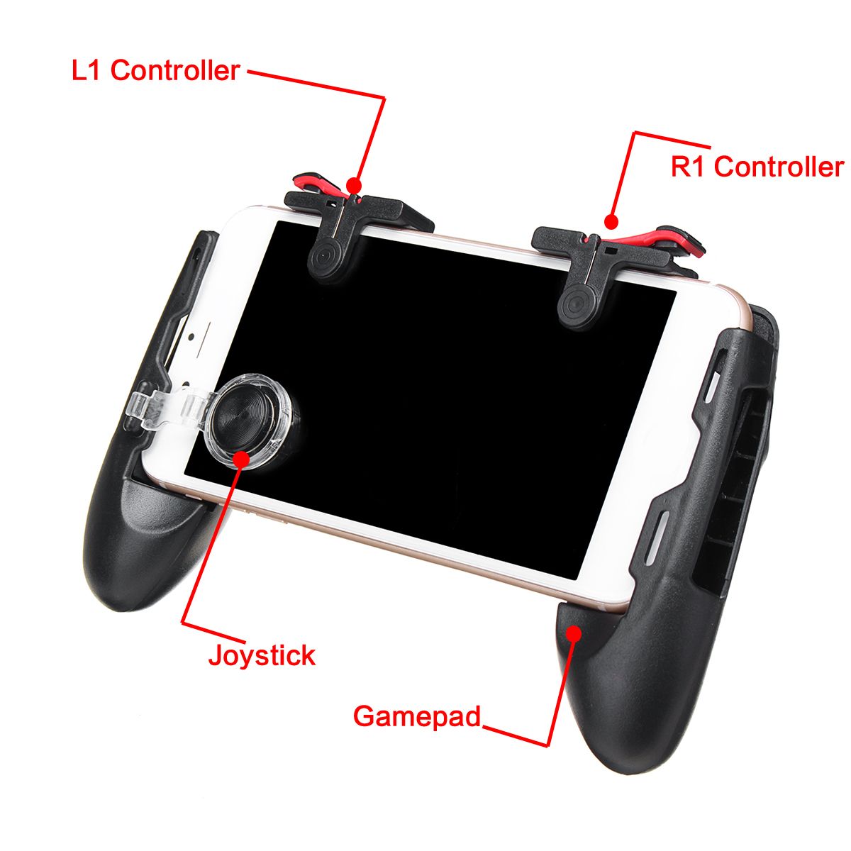 4-In-1-ABS-Black-Game-Controller-Trigger-Shooter-Gamepad-with-Fire-Key-for-PUBG-Compatible-with-Smar-1666363