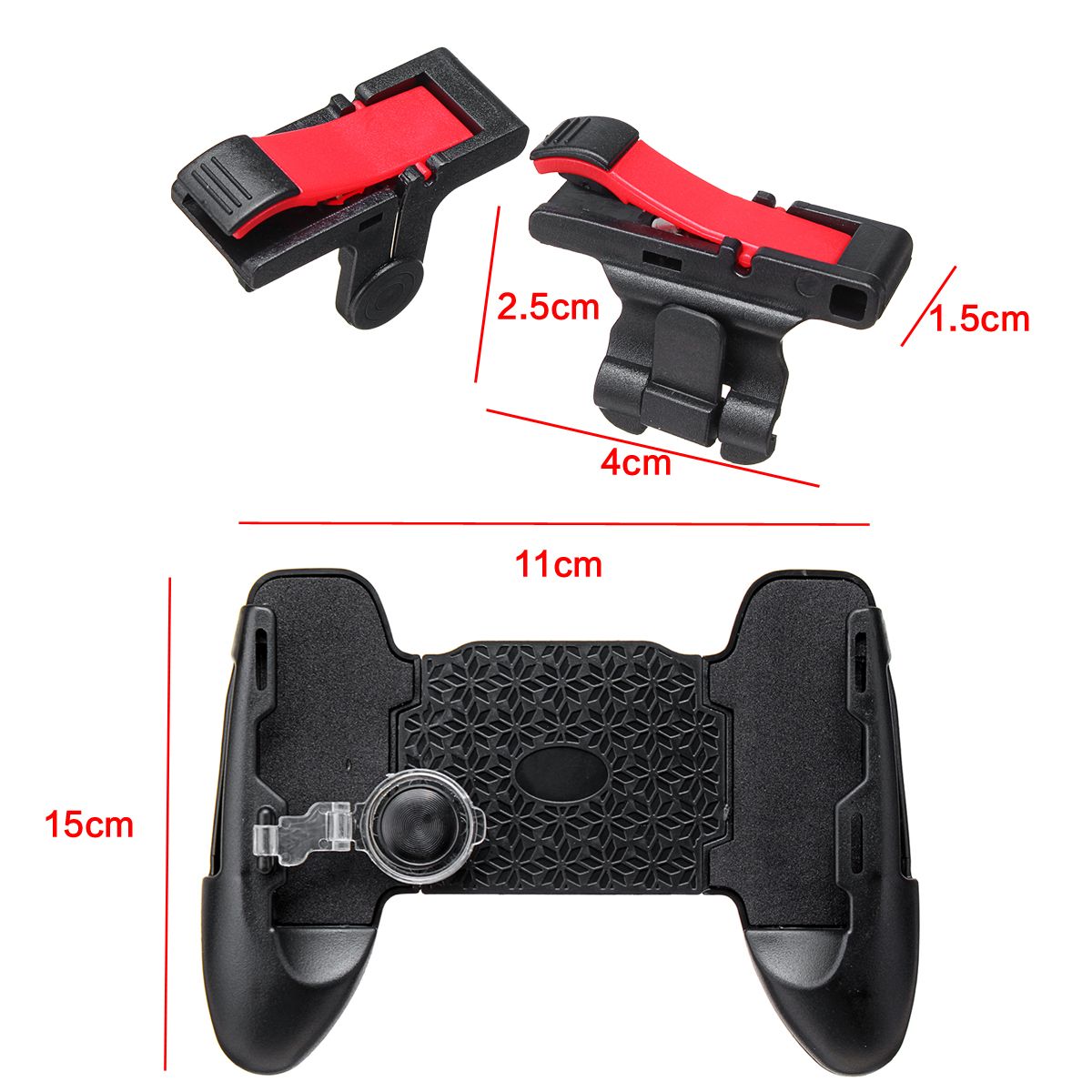 4-In-1-ABS-Black-Game-Controller-Trigger-Shooter-Gamepad-with-Fire-Key-for-PUBG-Compatible-with-Smar-1666363