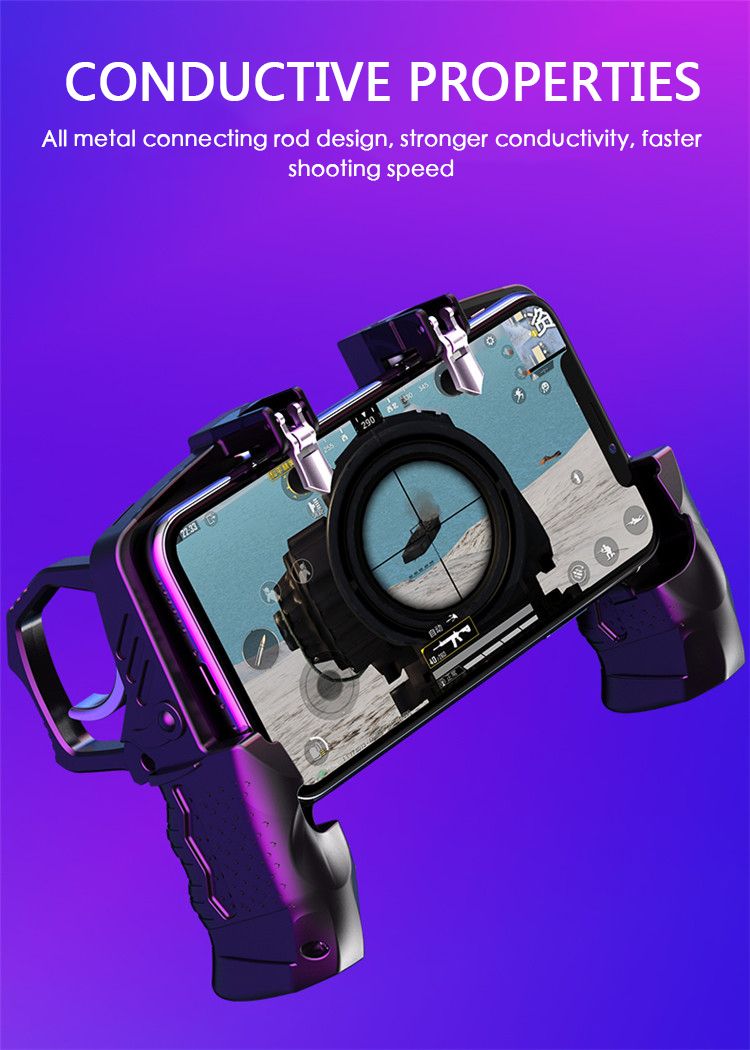 Bakeey-K21-PUGB-Mobile-Game-Controller-Joystick-Gamepad-For-iPhone-XS-11Pro-Huawei-P30-P40-Pro-MI10--1721950