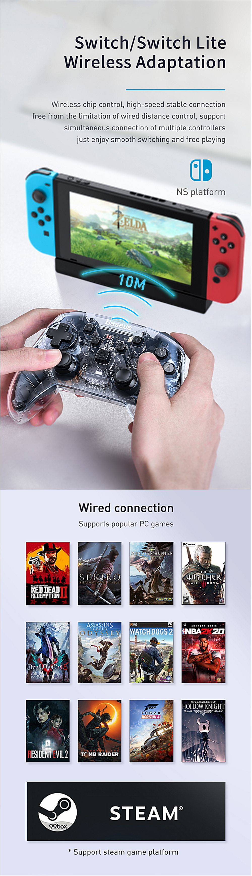 Baseus-SW-Wireless-bluetooth-Vibration-Gamepad-Six-axis-Somatosensory-for-Nintendo-Switch-Controller-1644003