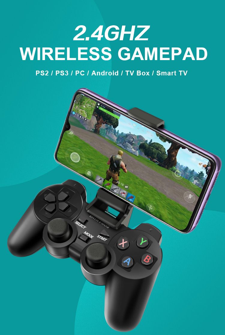 DATA-FROG-208-Wireless-Bluetooth-24G-Gamepad-Ergonomic-Joystick-Game-Controller-for-PS3-Android-Phon-1662810