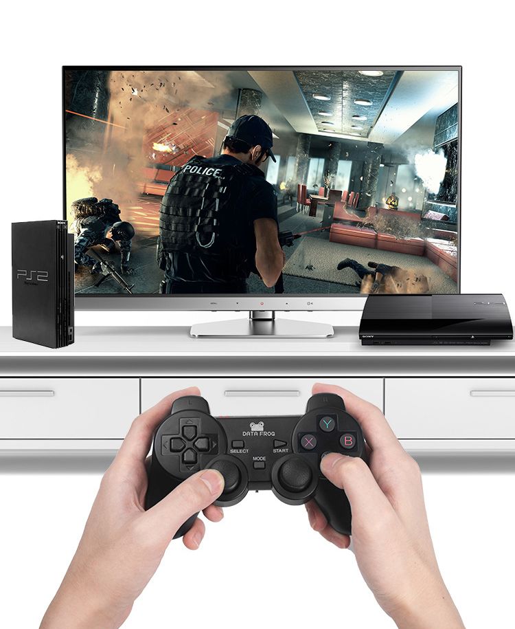 DATA-FROG-208-Wireless-Bluetooth-24G-Gamepad-Ergonomic-Joystick-Game-Controller-for-PS3-Android-Phon-1662810