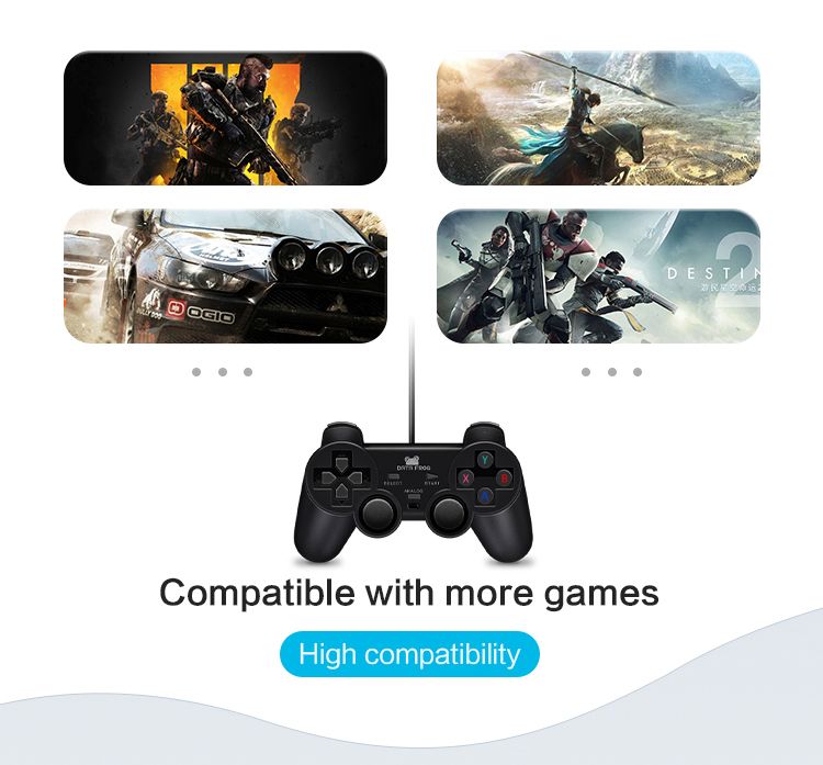 DATA-FROG-Classic-15m-Wired-USB-Game-Controller-with-Vibration-Feedback-Motors-Soft-touch-Keys-for-W-1662811
