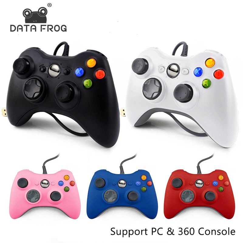 DATA-FROG-Ergonomics-USB-Wired-Gamepad-for-Windows-7810-Game-Controller-with-Adjustable-Vibration-Fe-1663591