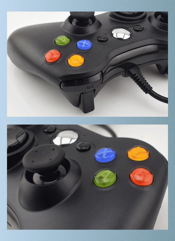 DATA-FROG-Ergonomics-USB-Wired-Gamepad-for-Windows-7810-Game-Controller-with-Adjustable-Vibration-Fe-1663591