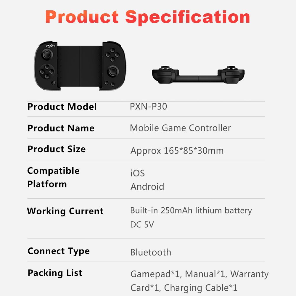 PXN-PXN-P30-bluetooth-Wireless-Gamepad-Stretchable-Game-Controller-Joystick-for-iOS-Android-for-PUBG-1615615