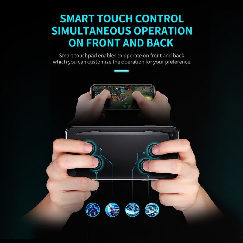 ROCK-bluetooth-Gamepad-Smart-Touchpad-Control-Game-Controller-R1-R2-L1-L2-Trigger-for-iOS-Android-PU-1644009