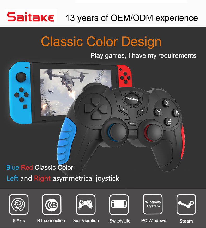 Saitake-STK-7024S-bluetooth-Wireless-Dual-Vibration-Game-Controller-for-Nintendo-Switch-Six-axis-Gyr-1696943