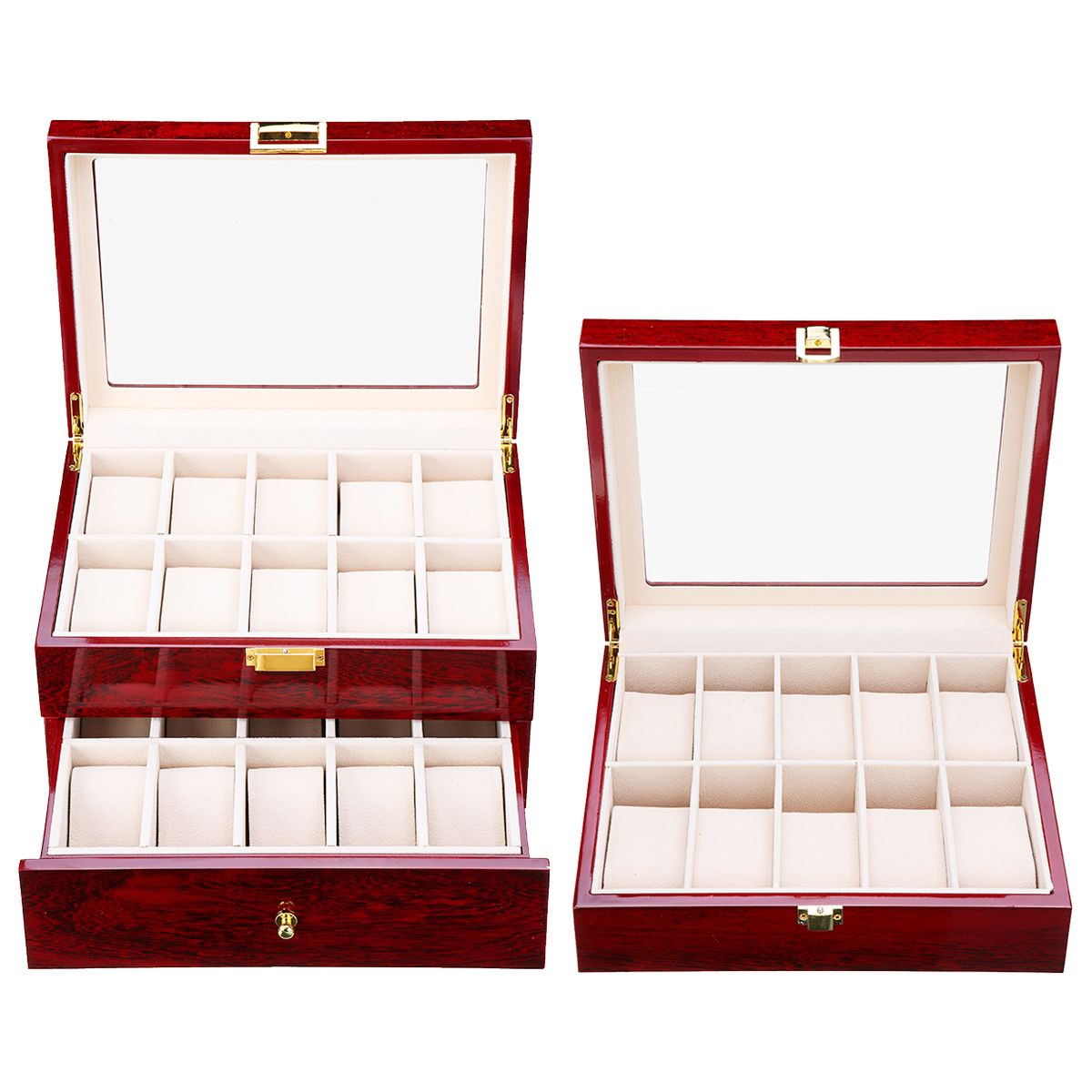 1020-Grids-Wooden-Watches-Display-Case-Jewelry-Box-Collection-Storage-Holder-Box-1442337