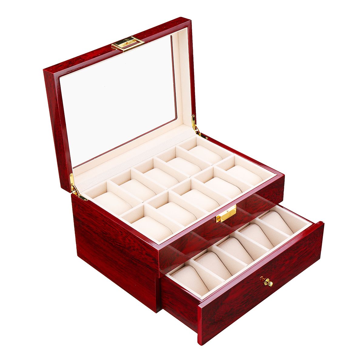 1020-Grids-Wooden-Watches-Display-Case-Jewelry-Box-Collection-Storage-Holder-Box-1442337