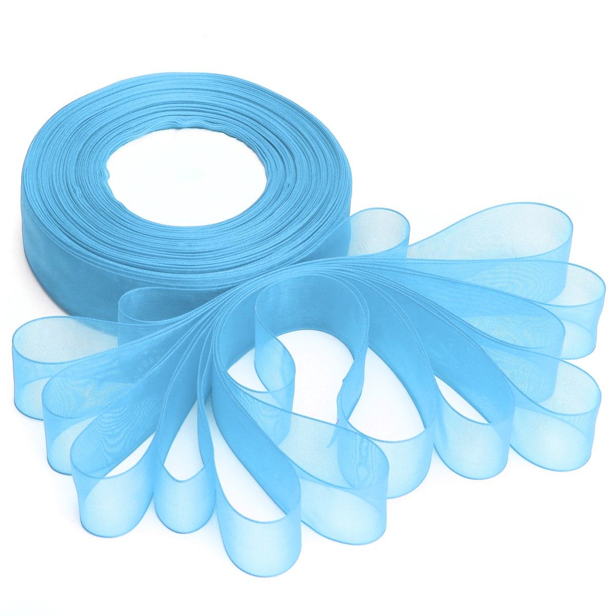 50-Yard-25mm-Transparent-Organza-Ribbon-Wedding-Party-DIY-Decoration-1027117