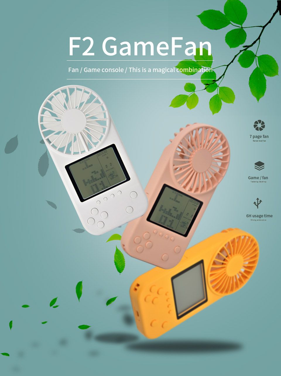 26-Games-Video-Console-Third-Gear-Mini-USB-Fan-Retro-Handheld-Game-Player-Summer-Portable-Fan-1693621