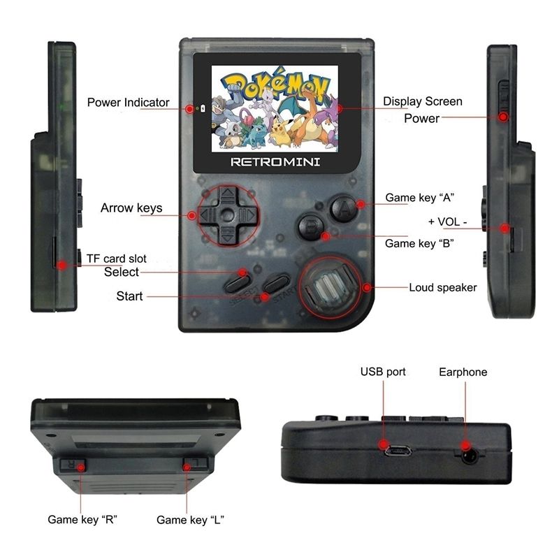 DATA-FROG-Retro-32-Bit-Built-in-940-Classic-Games-Mini-GBA-Handheld-Game-Console-1662847