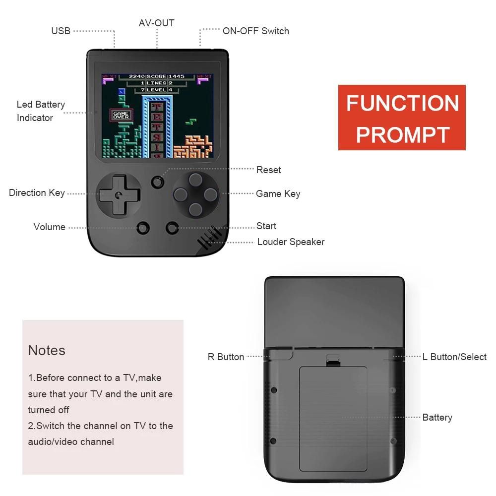 SUP-II-30-Inch-LCD-Screen-LR-Keys-8-Bit-Built-in-500-Classical-Games-1020mAh-Rechargeable-Portable-M-1660462