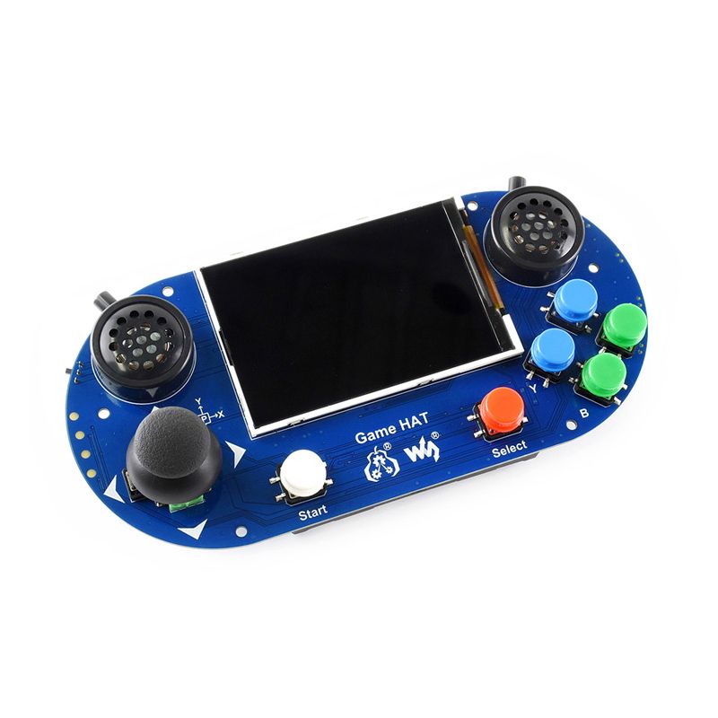 Waveshare-Game-HAT-35-inch-IPS-Screen-with-Raspberry-Pi-3B-Handheld-Video-Game-Console-RPI-G-Kit-Sup-1662393