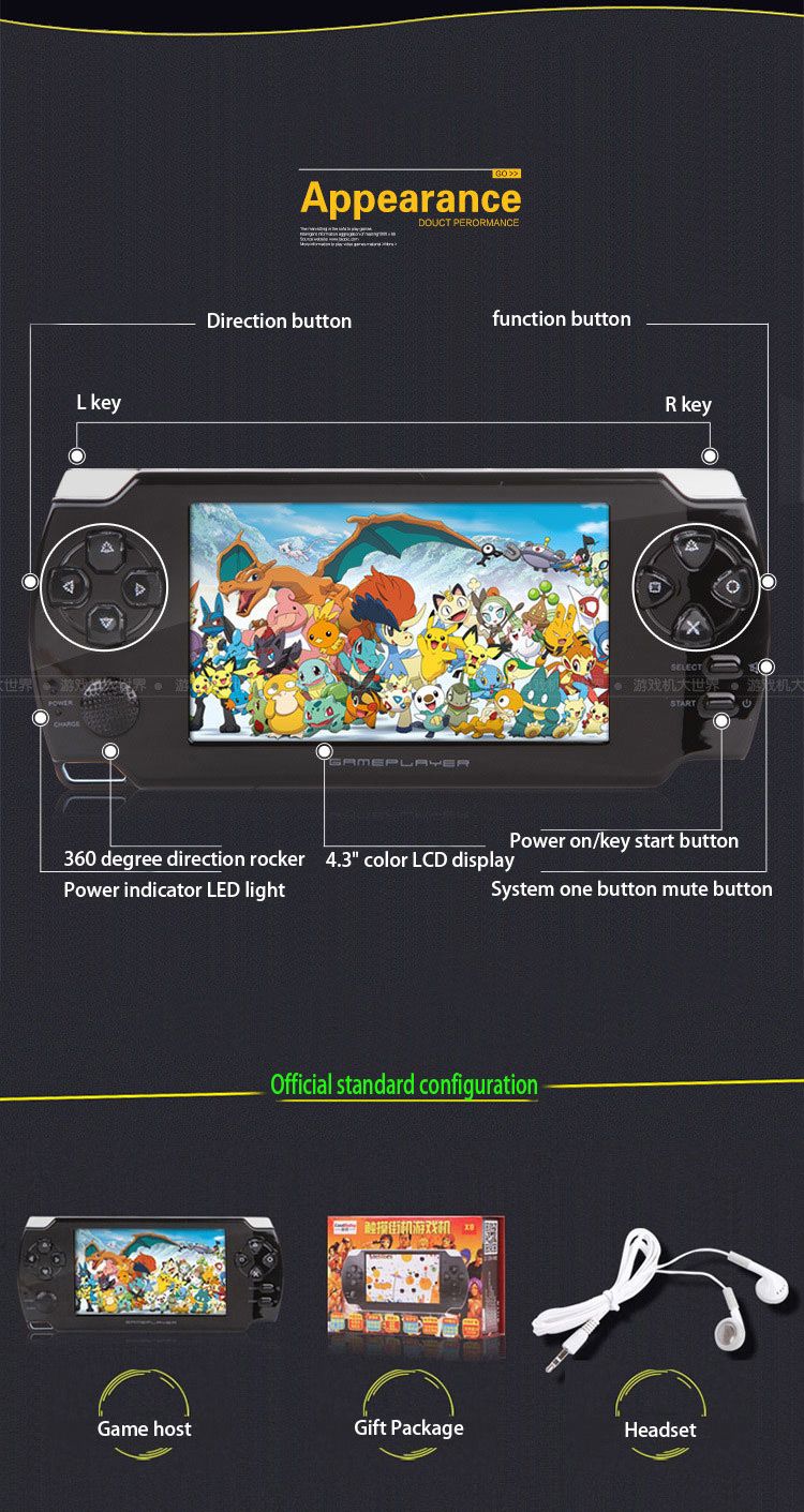 X8-8GB-128-bit-6000-43-inches-LCD-Touch-Screen-Retro-Handheld-Video-Game-Console-Game-Player-MP3-MP4-1695291