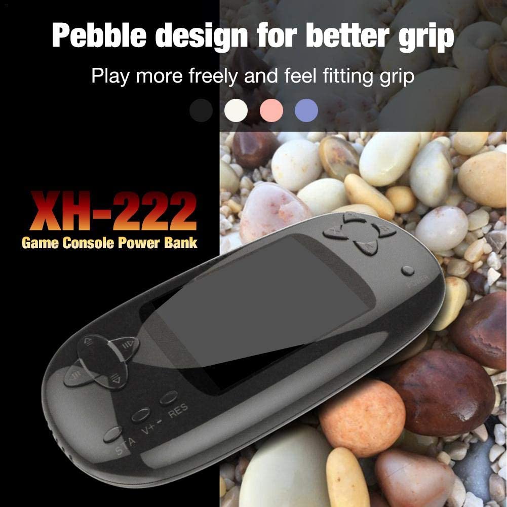 XH-222-Pebble-1G-16-bit-Built-in-108-Games-Mini-Retro-Handheld-Game-Console-DC-5V-2A-Power-Bank-with-1759152