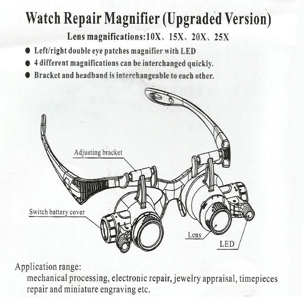 8-Lens-10x-15x-20x-25x-Headbrand-2LED-Magnifier-Magnifying-Loupe-9892G-917247