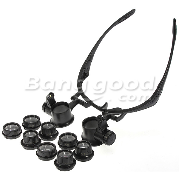 8-Lens-10x-15x-20x-25x-Headbrand-2LED-Magnifier-Magnifying-Loupe-9892G-917247