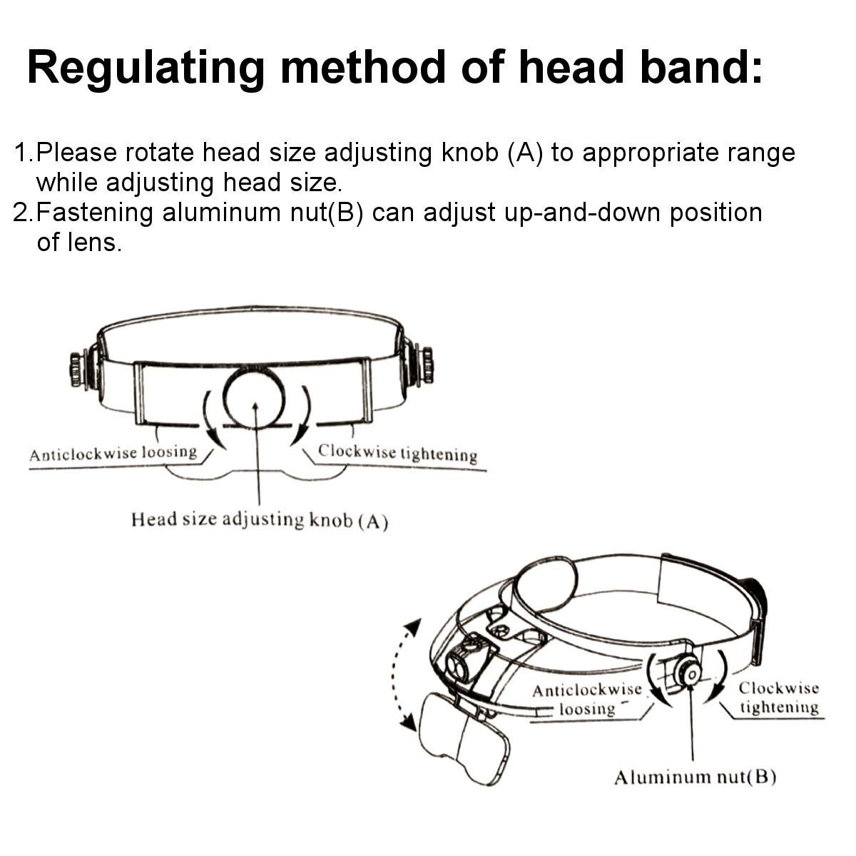 Detachable-Headband-Magnifier-Adjustable-Telescope-Binocular-Tool-Supplies-wLED-1754055