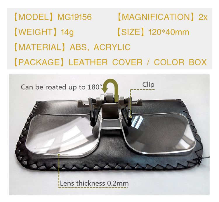 MG19156-Glasses-Style-Magnifier-2X-PMMA-Acrylic-Magnifying-Glass-with-Clip-Loupe-for-Needlework-Craf-1700699