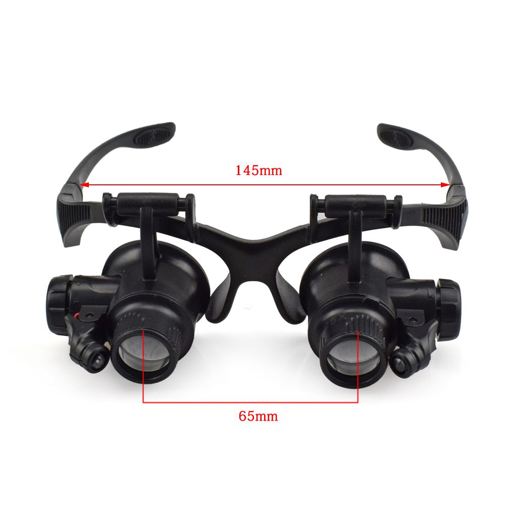 NEWACALOX-10X15X20X25X-Portable-Head-Wearing-Double-Eye-Magnifying-Glass-2-LED8-Lens-Jewelry-Watchma-1713749