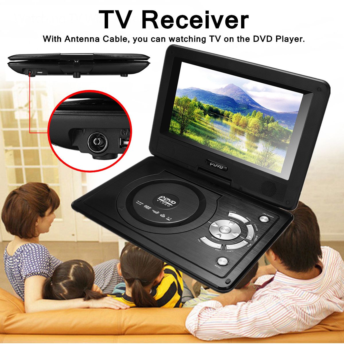 124-Inch-270deg-Rotation-Screen-Portable-Car-DVD-Player-Support-Game-TV-Rechargeable-1351303
