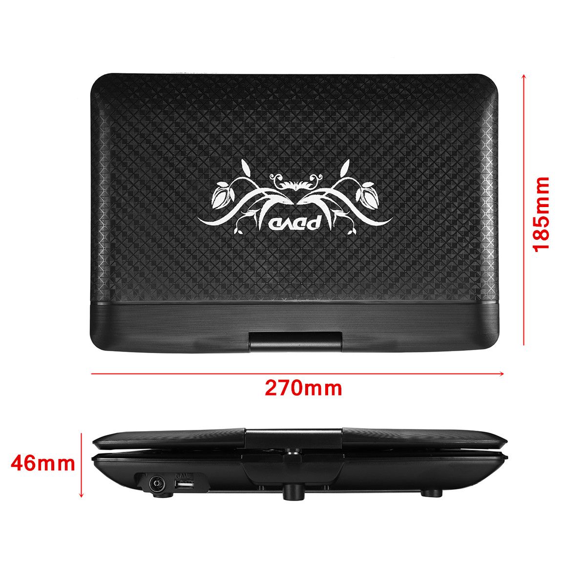 124-Inch-270deg-Rotation-Screen-Portable-Car-DVD-Player-Support-Game-TV-Rechargeable-1351303