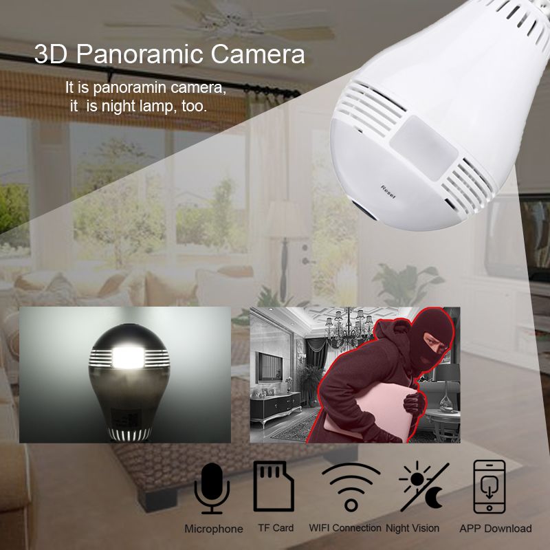 360-Degree-FishEye-Panoramic-Full-HD-1080P-WiFi-IR-Camera-Light-Bulb-Remote-Monitoring-1213024