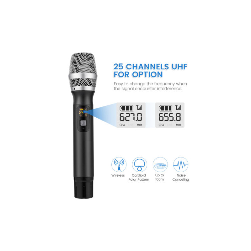 25-Channel-Wireless-Handheld-Microphone-KTV-Karaoke-Speech-Mic-Receiver-1616969