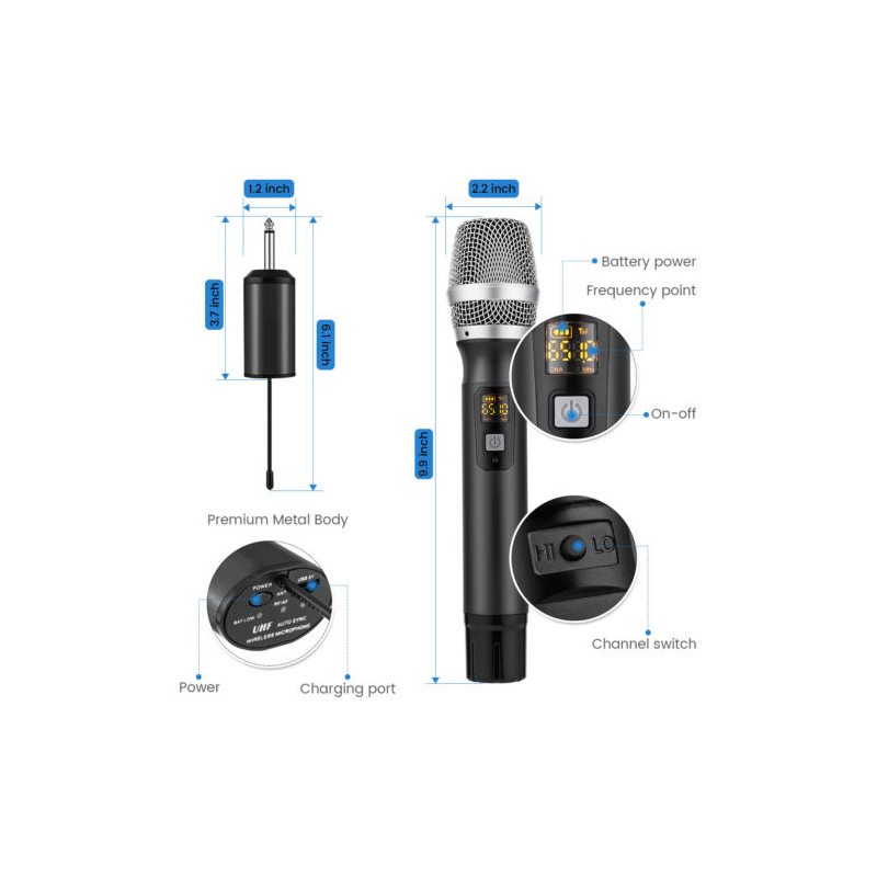 25-Channel-Wireless-Handheld-Microphone-KTV-Karaoke-Speech-Mic-Receiver-1616969