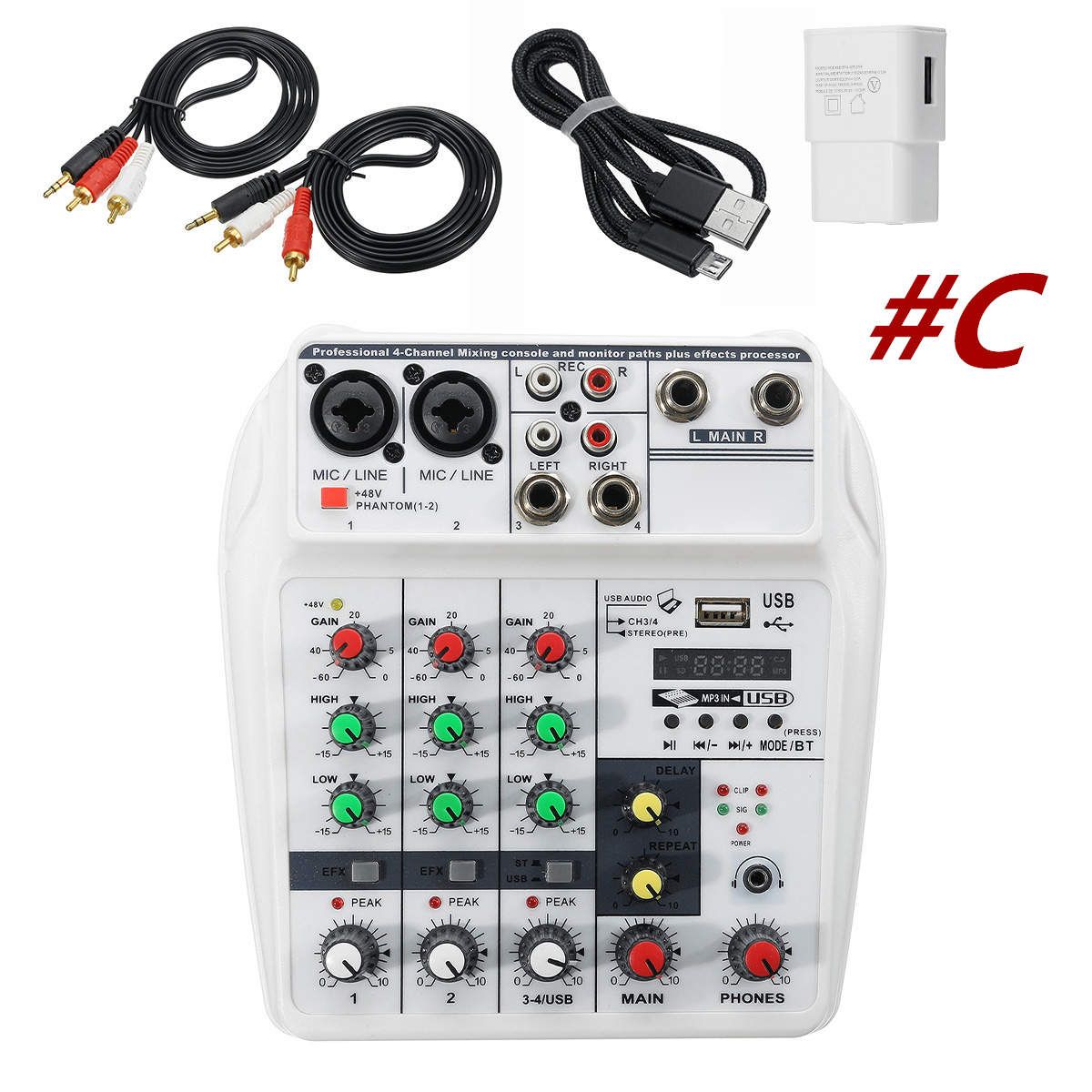 4-Channel-Audio-Mixer-Bluetooth-USB-Stereo-Studio-Sound-Mixing-Console-Digital-1617351