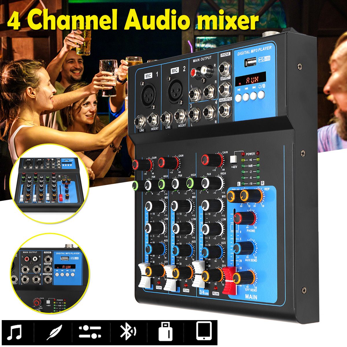 4-Channel-bluetooth-Professional-Audio-Mixer--DJ-Mic-Mixing-Console-EU-US-Plug-1644030