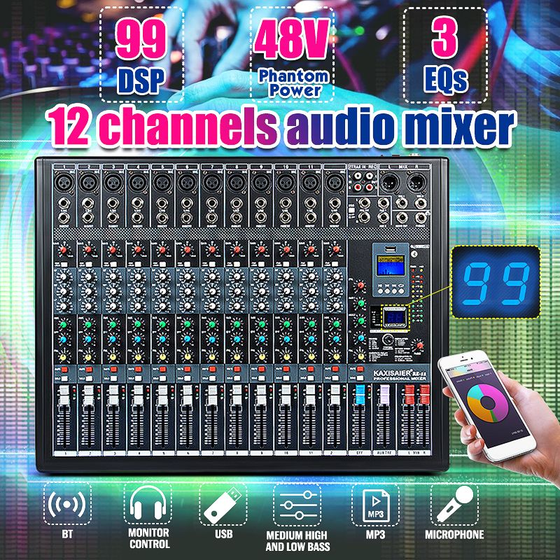 681216-Channel-35W-Audio-Mixer-Mixing-Console-DJ-99-DSP-Effects-Digital-USB-bluetooth-48V-Phantom-Po-1594319