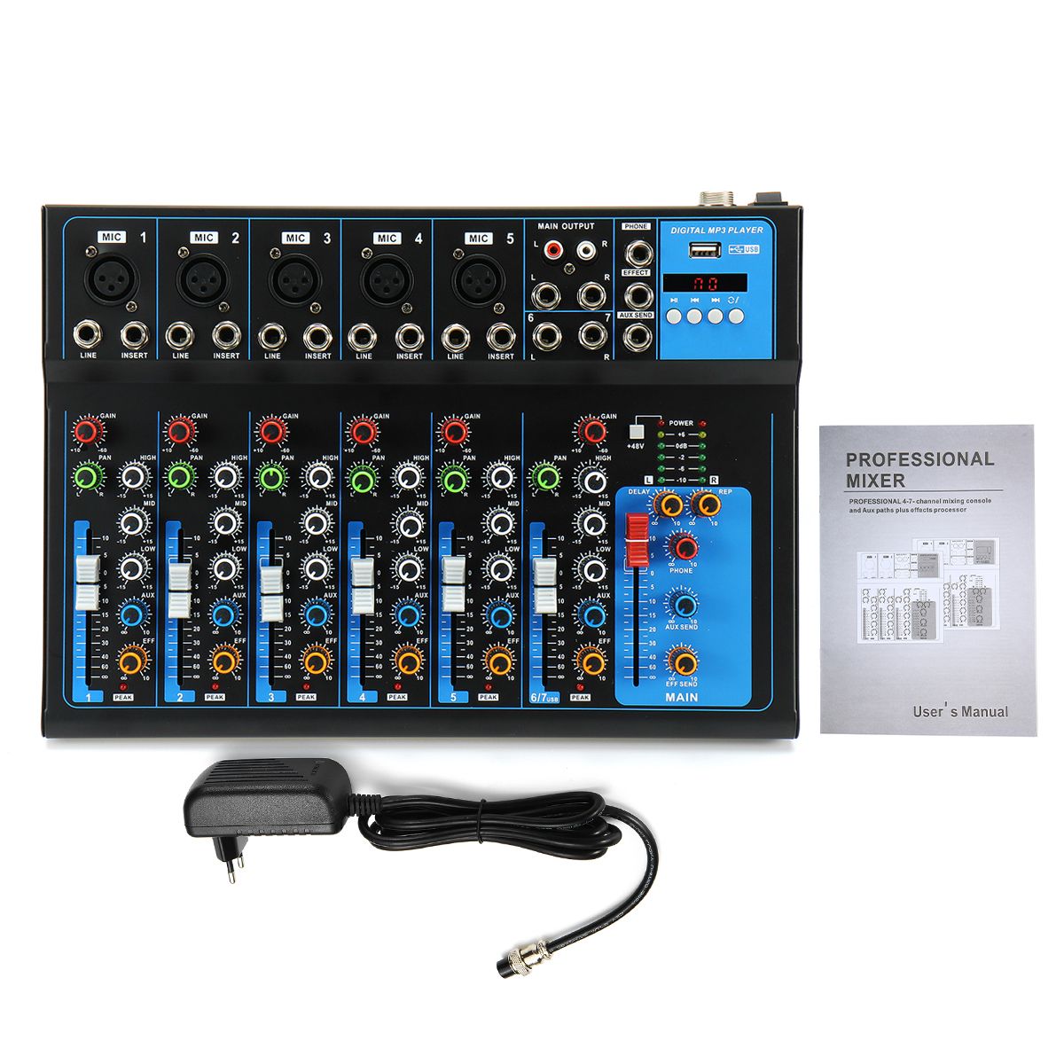 7-Channel-bluetooth-Professional-Audio-Mixer-Mixing-Console-for-Performance-Stage-Wedding-Speech-Bro-1644028